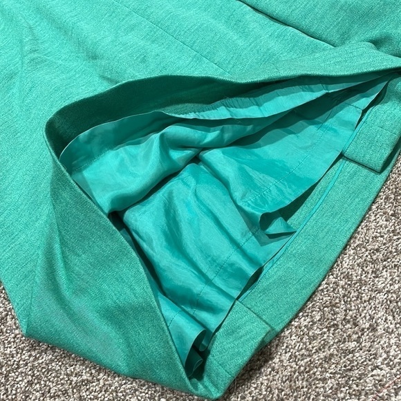 Vintage Wool Green Dress - Picture 10 of 11